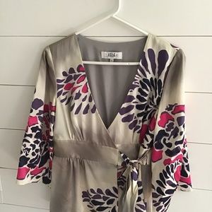 Tibi silk blouse small